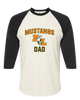 East Lincoln Mustangs Dad Men's Baseball T-Shirt