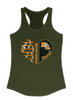 East Lincoln Mustangs Heart Band Women's Tank Top
