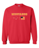 Abraham Lincoln Mustangs Team Colors Flag Men's Sweatshirt