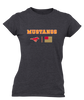 Abraham Lincoln Mustangs Team Colors Flag Women's Premium SS T-Shirt