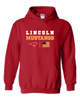 Abraham Lincoln Mustangs Spirit Flag Men's Hoodie