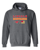 Abraham Lincoln Mustangs Spirit Flag Men's Hoodie
