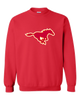 Abraham Lincoln Mustangs Mascot #1 Men's Sweatshirt