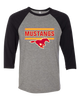 Abraham Lincoln Mustangs Mascot #5 Men's Baseball T-Shirt