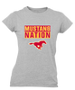 Abraham Lincoln Mustangs Nation #1 Women's Premium SS T-Shirt