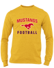 Abraham Lincoln Mustangs Football #1 Men's LS T-Shirt