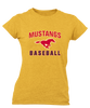 Abraham Lincoln Mustangs Baseball #1 Women's SS T-Shirt