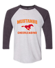 Abraham Lincoln Mustangs Cheerleading Women's Baseball T-Shirt