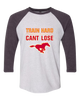 Abraham Lincoln Mustangs Train Hard, Can't Lose Men's Baseball T-Shirt