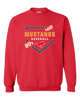Abraham Lincoln Mustangs Baseball #2 Men's Sweatshirt