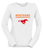 Abraham Lincoln Mustangs Mascot #8 Women's Premium LS T-Shirt