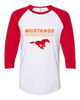 Abraham Lincoln Mustangs Mascot #8 Women's Baseball T-Shirt