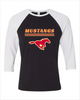Abraham Lincoln Mustangs Mascot #8 Women's Baseball T-Shirt