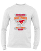 Abraham Lincoln Mustangs Football #6 Men's Premium LS T-Shirt