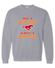 Abraham Lincoln Mustangs Once A Men's Sweatshirt