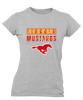 Abraham Lincoln Mustangs Mascot #9 Women's Premium SS T-Shirt