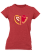 Abraham Lincoln Mustangs Heart Football Women's Premium SS T-Shirt
