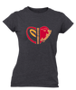 Abraham Lincoln Mustangs Heart Football Women's Premium SS T-Shirt