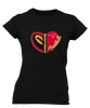Abraham Lincoln Mustangs Heart Football Women's Premium SS T-Shirt