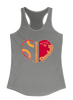 Abraham Lincoln Mustangs Heart Baseball Women's Tank Top