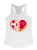 Abraham Lincoln Mustangs Heart Soccer Women's Tank Top