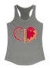 Abraham Lincoln Mustangs Heart Volleyball Women's Tank Top