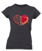 Abraham Lincoln Mustangs Heart Volleyball Women's SS T-Shirt