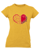 Abraham Lincoln Mustangs Heart Volleyball Women's Premium SS T-Shirt