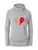 Abraham Lincoln Mustangs Heart Band Women's Hoodie