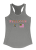 Turlock Bulldogs Pink Camo Flag Women's Tank Top