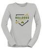 Baton Rouge Bulldogs Baseball #2 Women's Premium LS T-Shirt