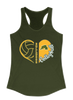 Baton Rouge Bulldogs Heart Volleyball Women's Tank Top
