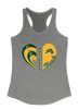 Baton Rouge Bulldogs Heart Track Women's Tank Top