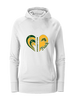 Baton Rouge Bulldogs Heart Track Women's Hoodie
