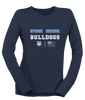 Stone Bridge Bulldogs Spirit Flag Women's LS T-Shirt