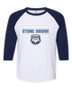 Stone Bridge Bulldogs Mascot #4 Women's Baseball T-Shirt