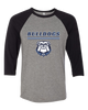 Stone Bridge Bulldogs Mascot #8 Men's Baseball T-Shirt