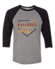 Big Spring Bulldogs Softball #2 Women's Baseball T-Shirt