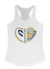 Fairdale Bulldogs Heart Football Women's Tank Top