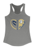 Fairdale Bulldogs Heart Football Women's Tank Top