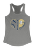 Fairdale Bulldogs Heart Baseball Women's Tank Top