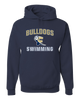 Fairdale Bulldogs Block F Swimming Men's Premium Hoodie