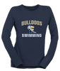 Fairdale Bulldogs Block F Swimming Women's Premium LS T-Shirt