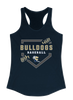 Fairdale Bulldogs Block F Baseball #2 Women's Tank Top