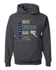 Fairdale Bulldogs Block F Best Bulldog Dad Men's Premium Hoodie