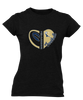 Fairdale Bulldogs Block F Heart Football Women's SS T-Shirt