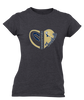Fairdale Bulldogs Block F Heart Football Women's Premium SS T-Shirt