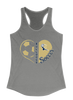 Fairdale Bulldogs Block F Heart Soccer Women's Tank Top