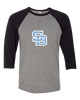 Stone Bridge Bulldogs SB Mascot #1 Men's Baseball T-Shirt