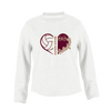 Magnolia West Mustangs Heart Volleyball Women's Sweatshirt